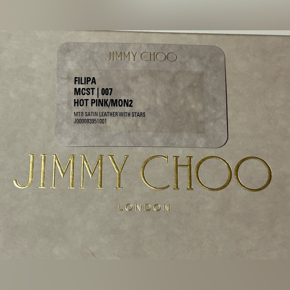 Jimmy Choo Pink Filipa Star Studded Wallet - Picture 16 of 16